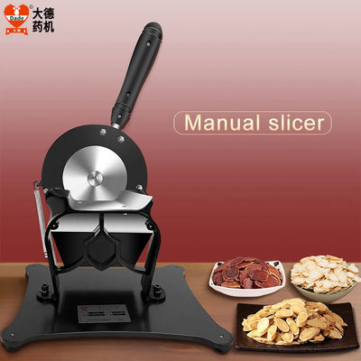 110mm Blade Herb Cutting Machine / Manual Slicer With Adjustable Cutting