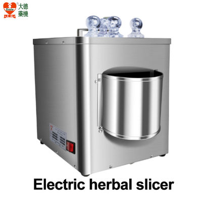110V 220V Stainless Steel Electric Herbal Slicer Machine 20x34x30cm
