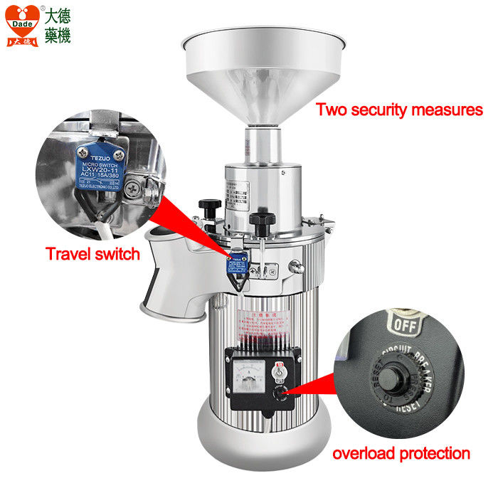 Compact 2500W Herb Pulverizer Machine Stainless Steel Herb Spice Grinder